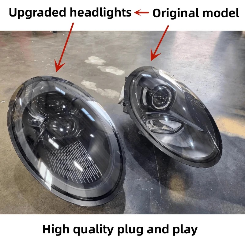 Dynamic DRL Plug and Play LED Headlights for  911 991.1/991.2 2012-2018 New Condition 992 Design
